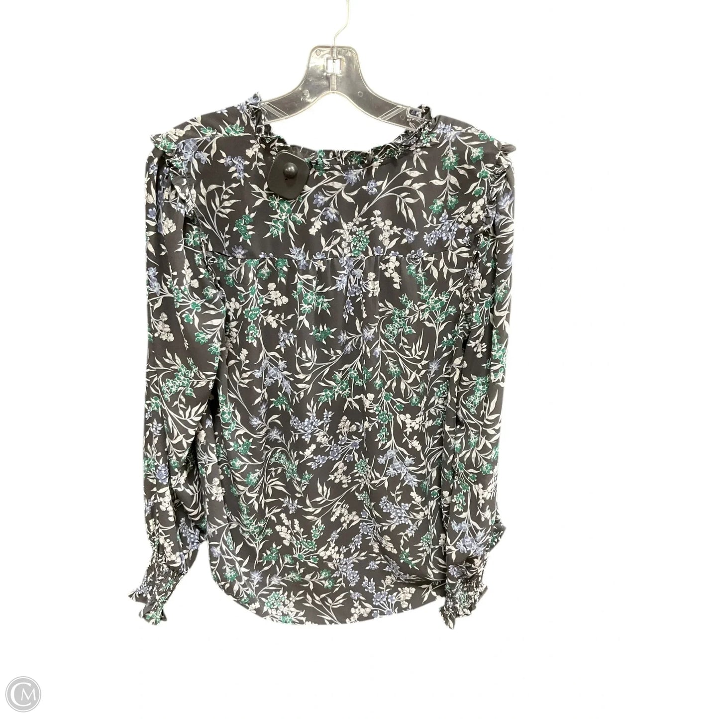 Top Long Sleeve By Loft In Floral Print, Size: S