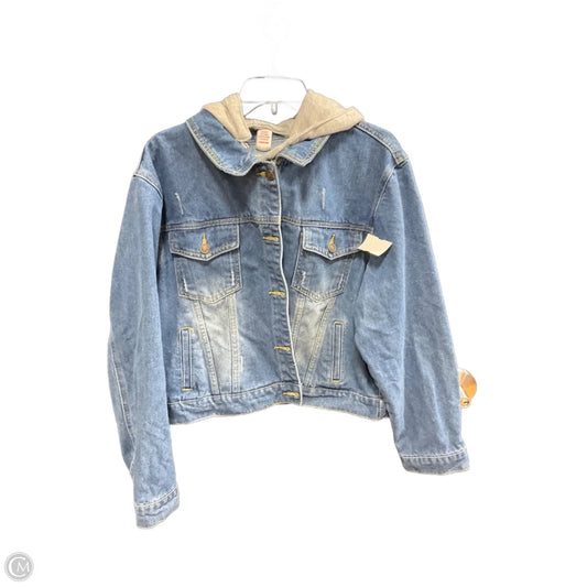 Jacket Denim By Cmf In Blue Denim, Size: 4