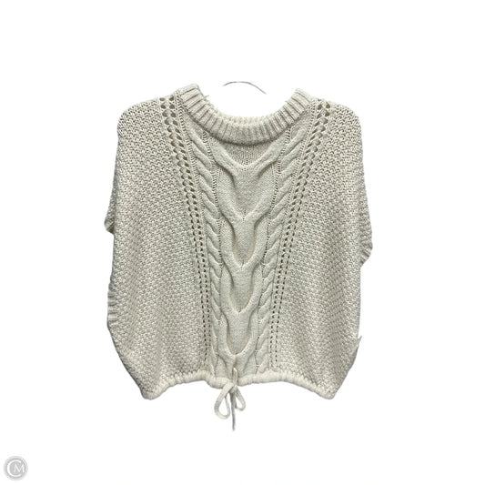Sweater Short Sleeve By Universal Thread In Cream, Size: Xxl