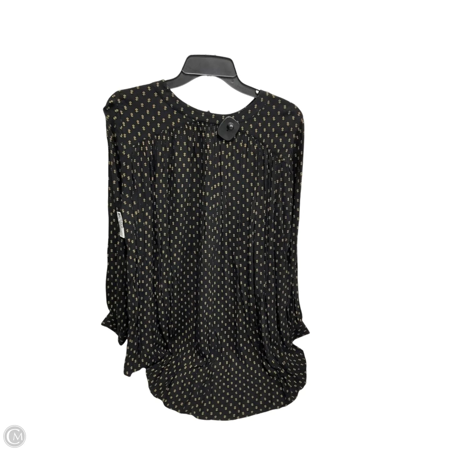 Top Long Sleeve By Free People In Black, Size: M