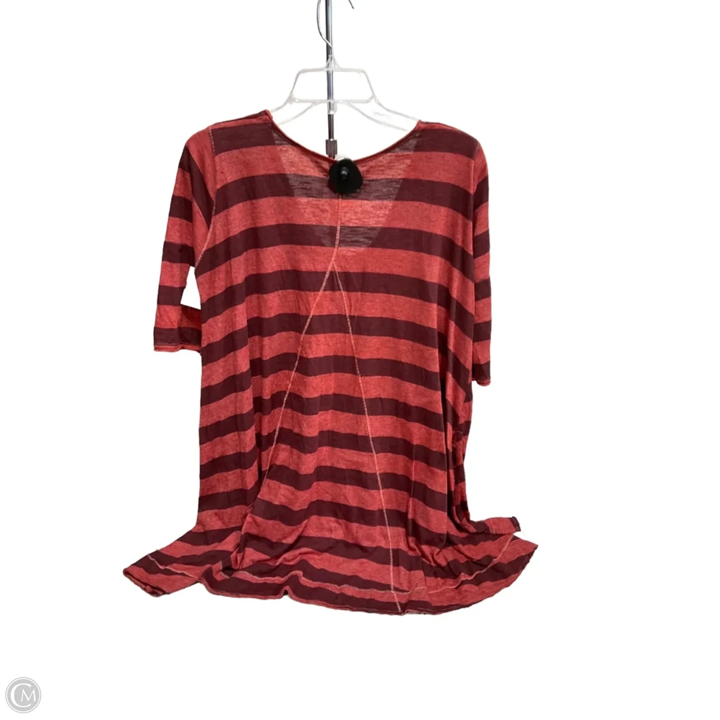 Top Short Sleeve By We The Free In Striped Pattern, Size: S