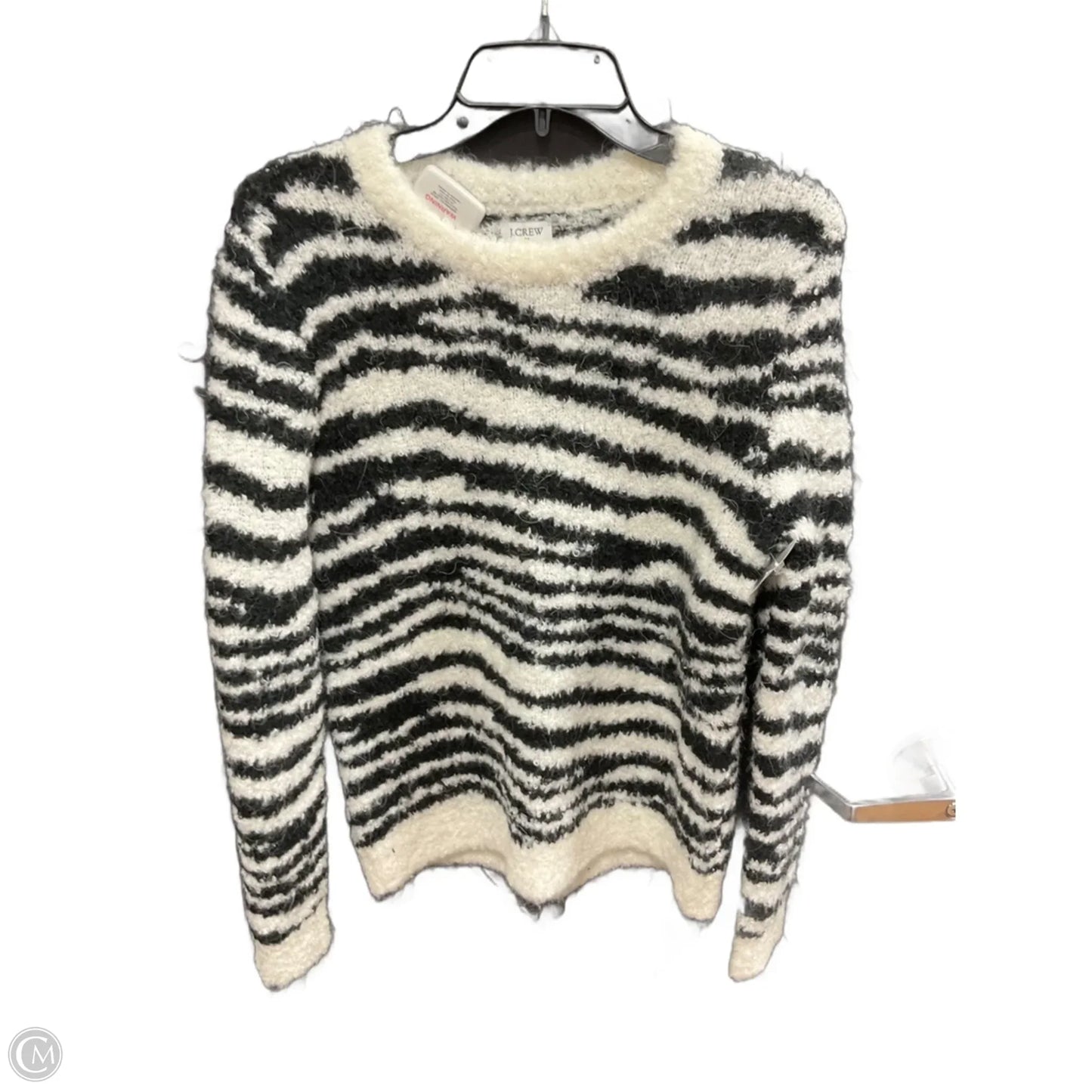 Sweater By J. Crew In Black & White, Size: S
