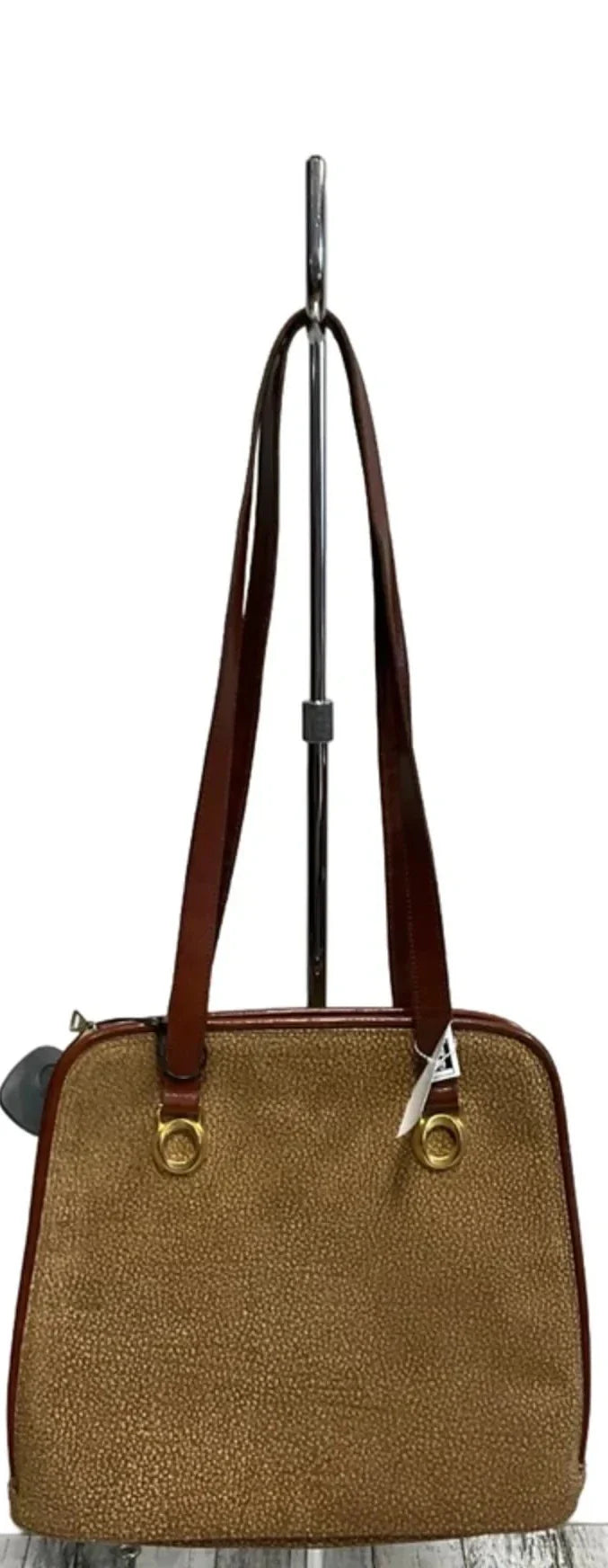 Handbag Leather By Cma, Size: Large