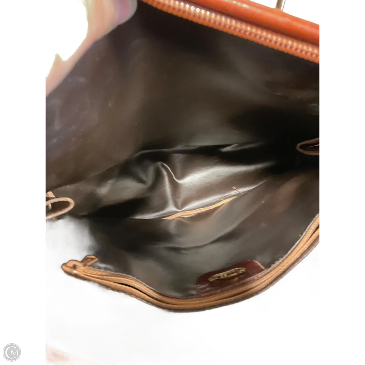 Handbag Leather By Cma, Size: Large