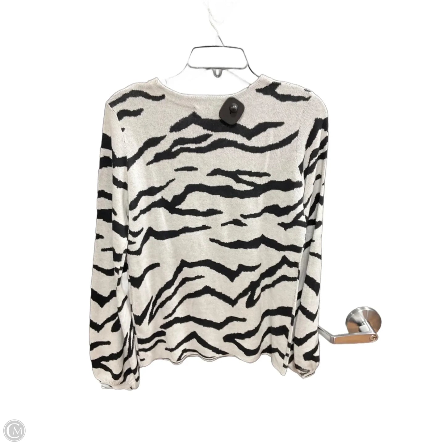 Top Long Sleeve By Ophelia Roe In Animal Print, Size: S