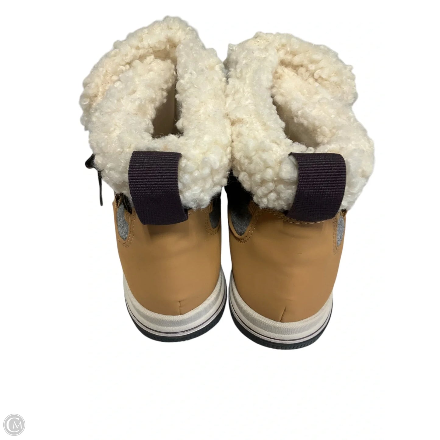 Boots Ankle Flats By Clarks In Brown, Size: 6