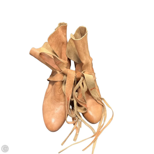 Boots Ankle Heels By Free People In Pink, Size: 9