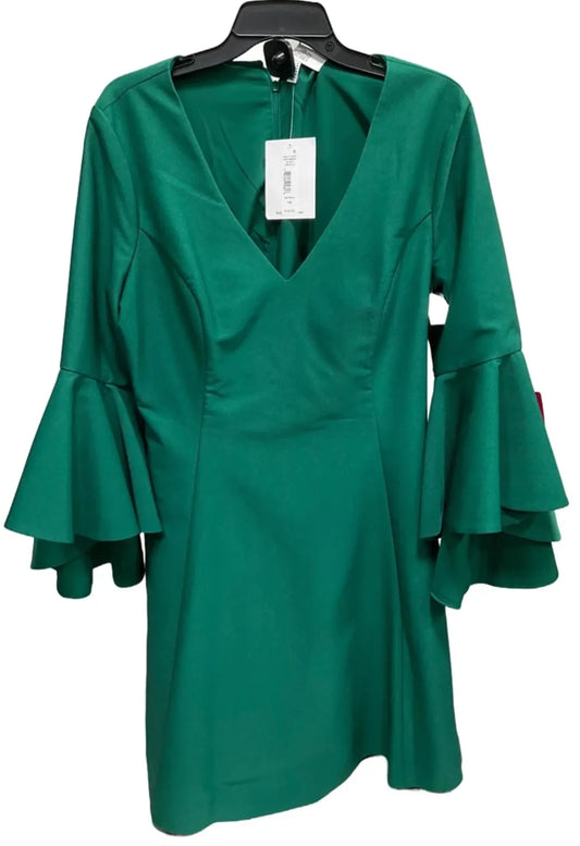 Dress Casual Midi By Cmb In Green, Size: 14