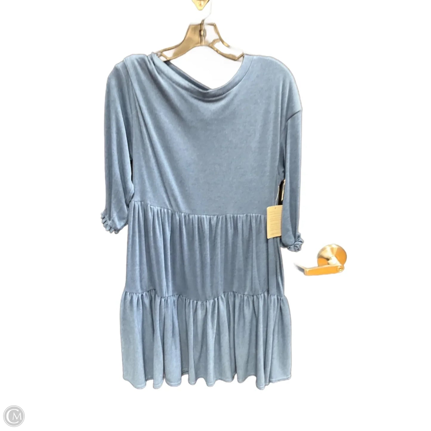 Dress Casual Midi By Melloday In Blue, Size: L