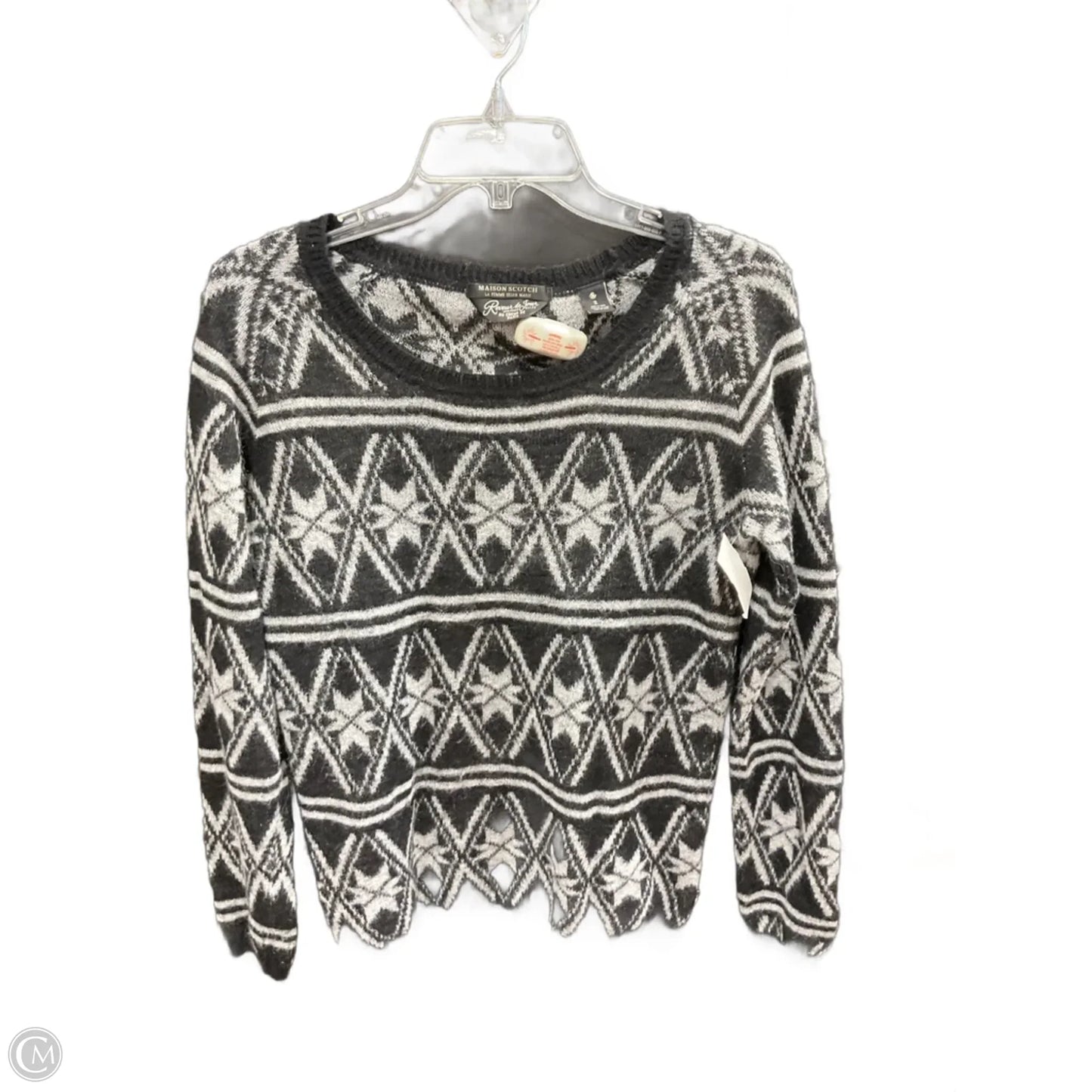 Top Long Sleeve By Cma In Grey, Size: 2