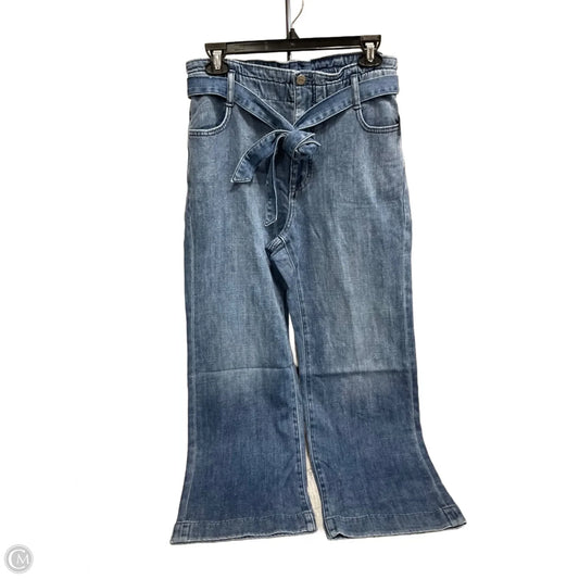 Jeans Wide Leg By J. Crew In Blue Denim, Size: 8