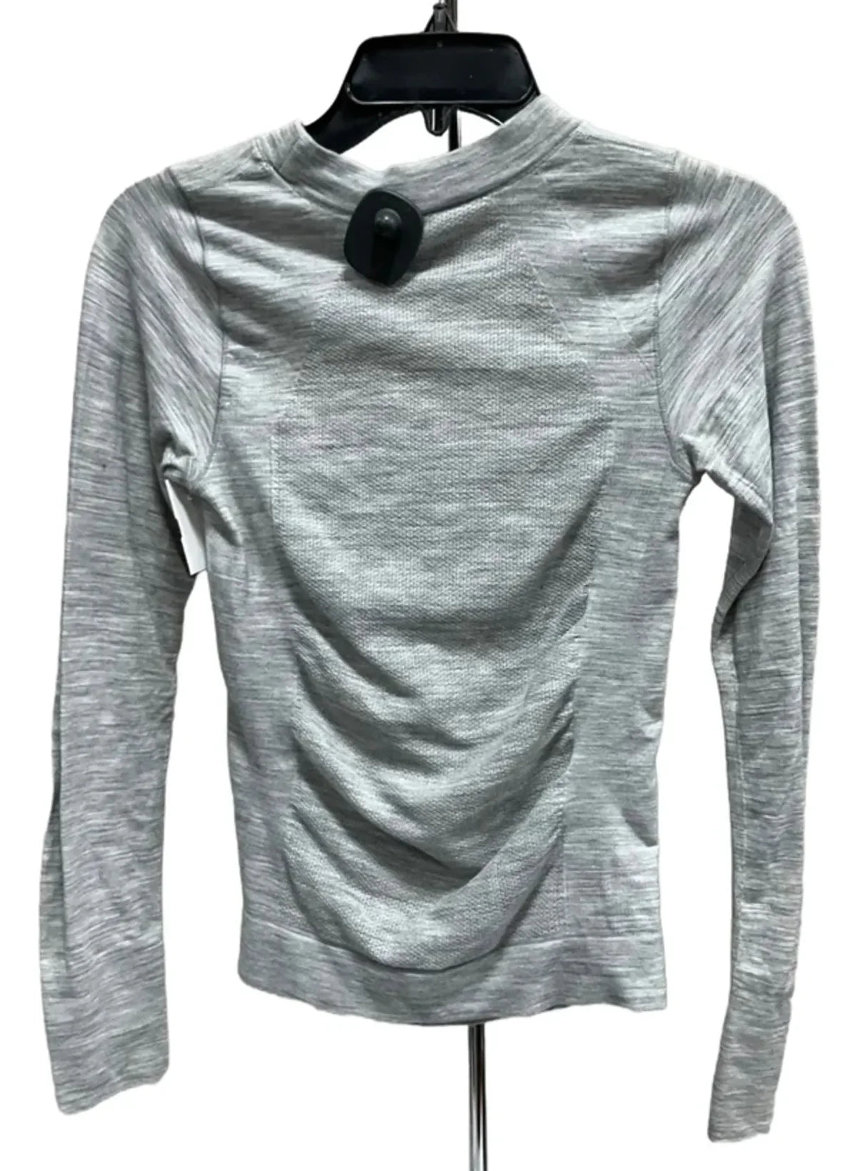 Athletic Top Long Sleeve Crewneck By Athleta In Grey, Size: Xs