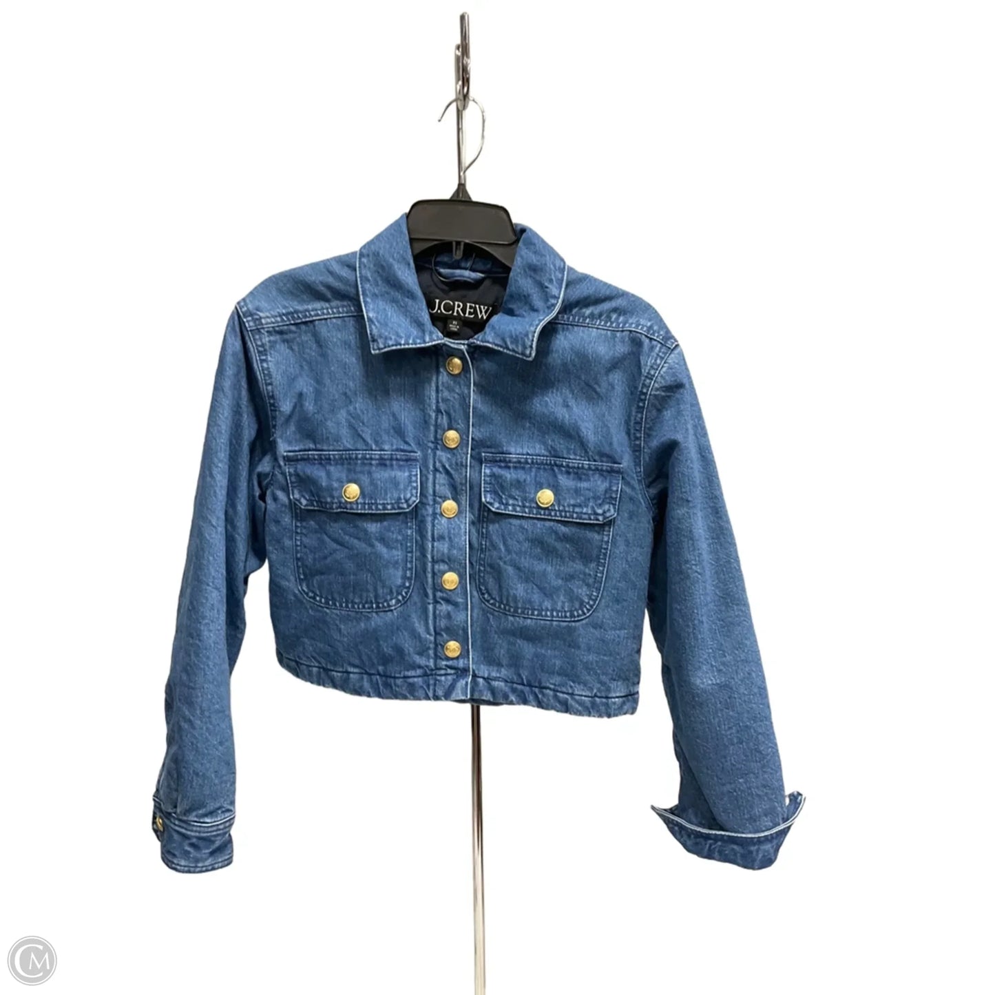 Jacket Denim By J. Crew In Blue Denim, Size: Xs