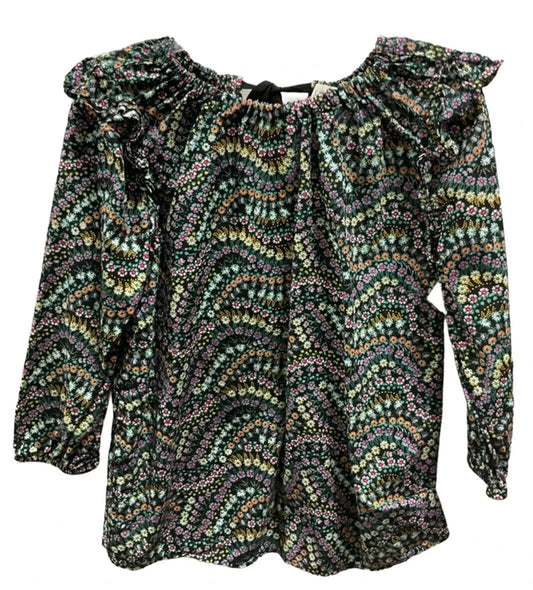 Top Long Sleeve By Loft In Floral Print, Size: M