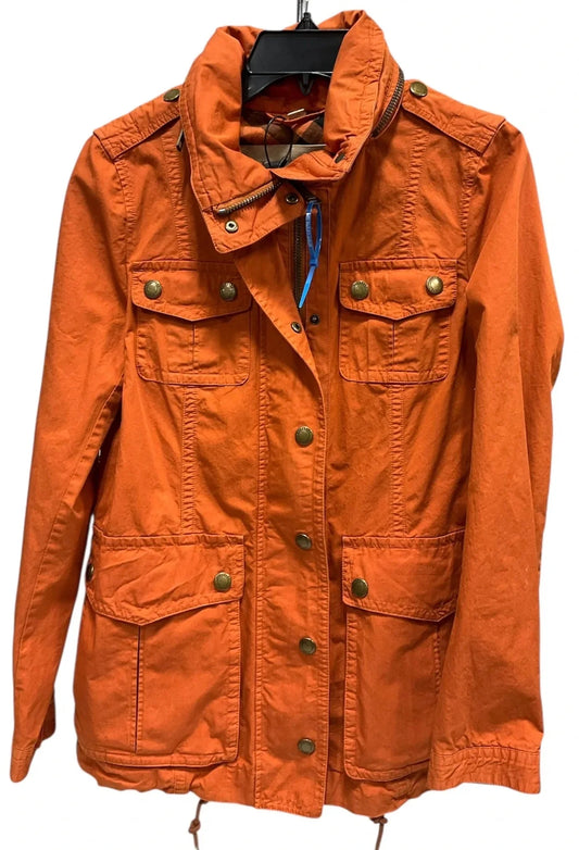 Jacket Luxury Designer By Burberry In Orange, Size: S