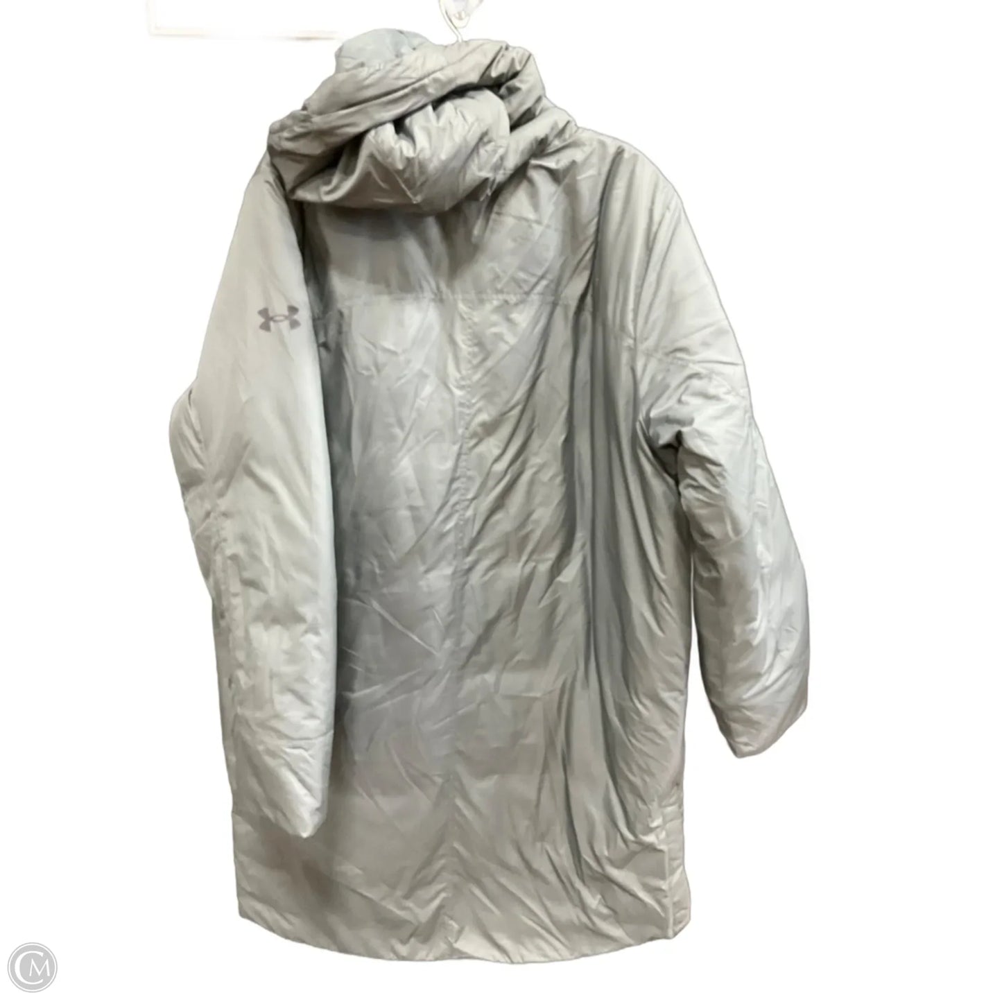 Coat Puffer & Quilted By Under Armour In Grey, Size: Xl