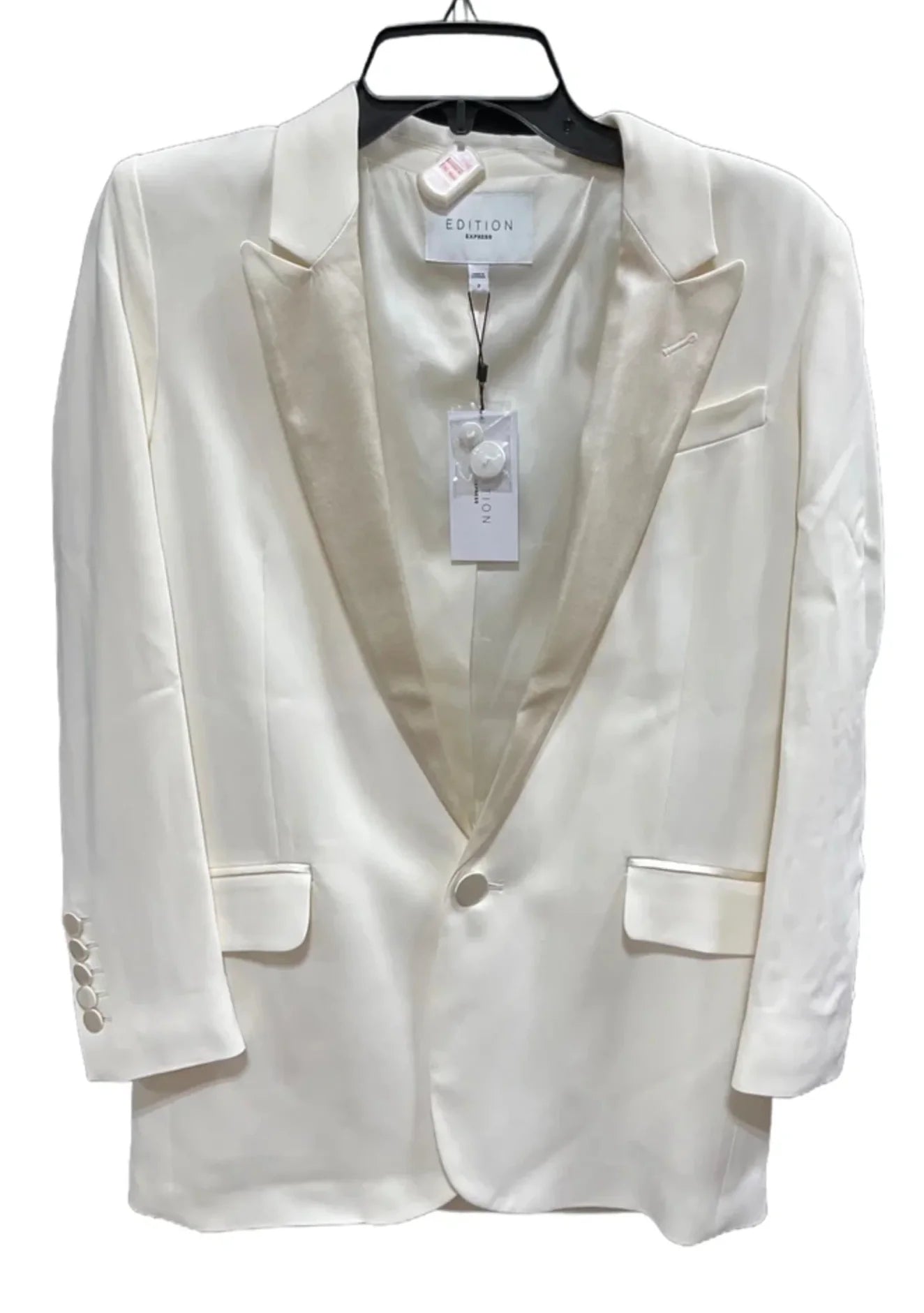 Blazer By Express In White, Size: 2