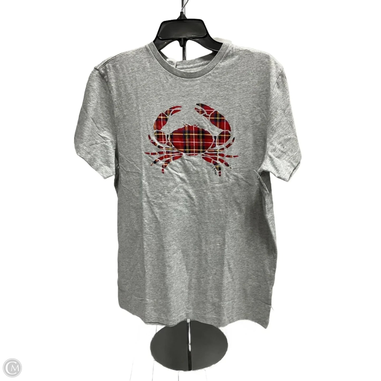 Top Short Sleeve By J. Crew In Grey, Size: M