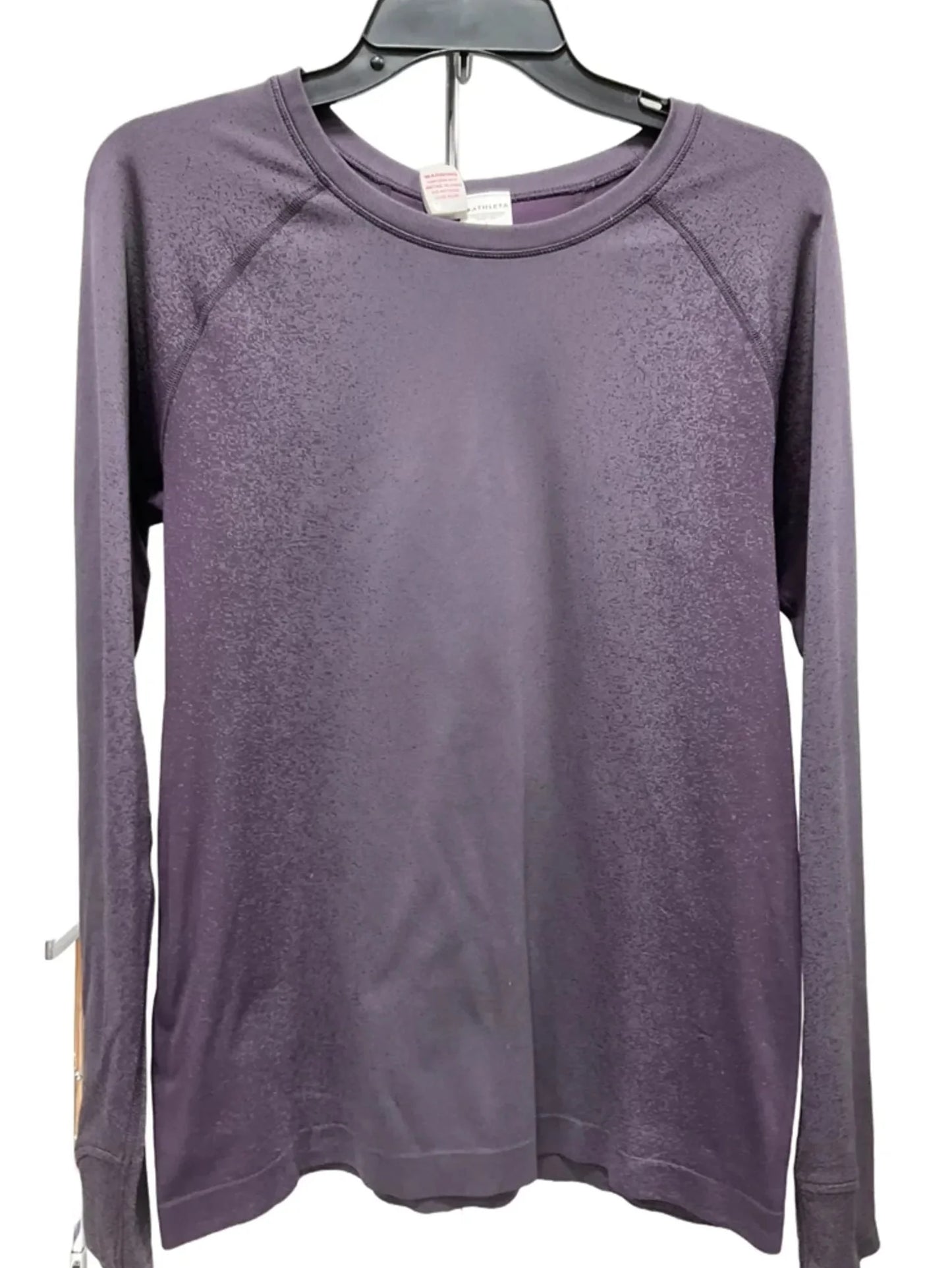 Athletic Top Long Sleeve Crewneck By Athleta In Purple, Size: L