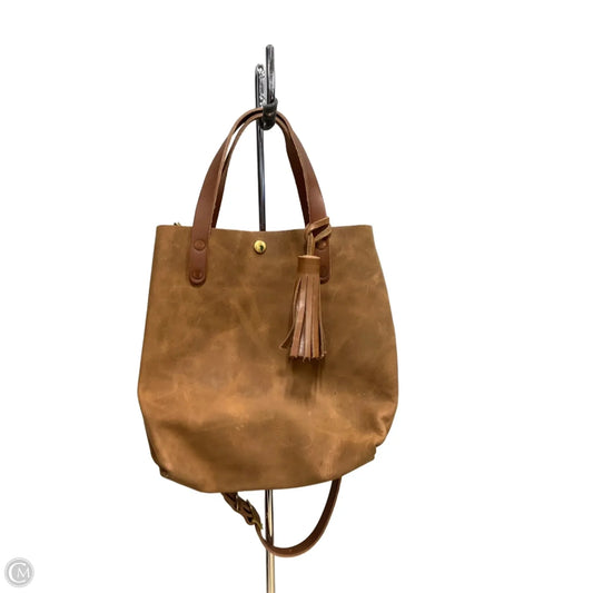 Tote Leather By Cma, Size: Medium