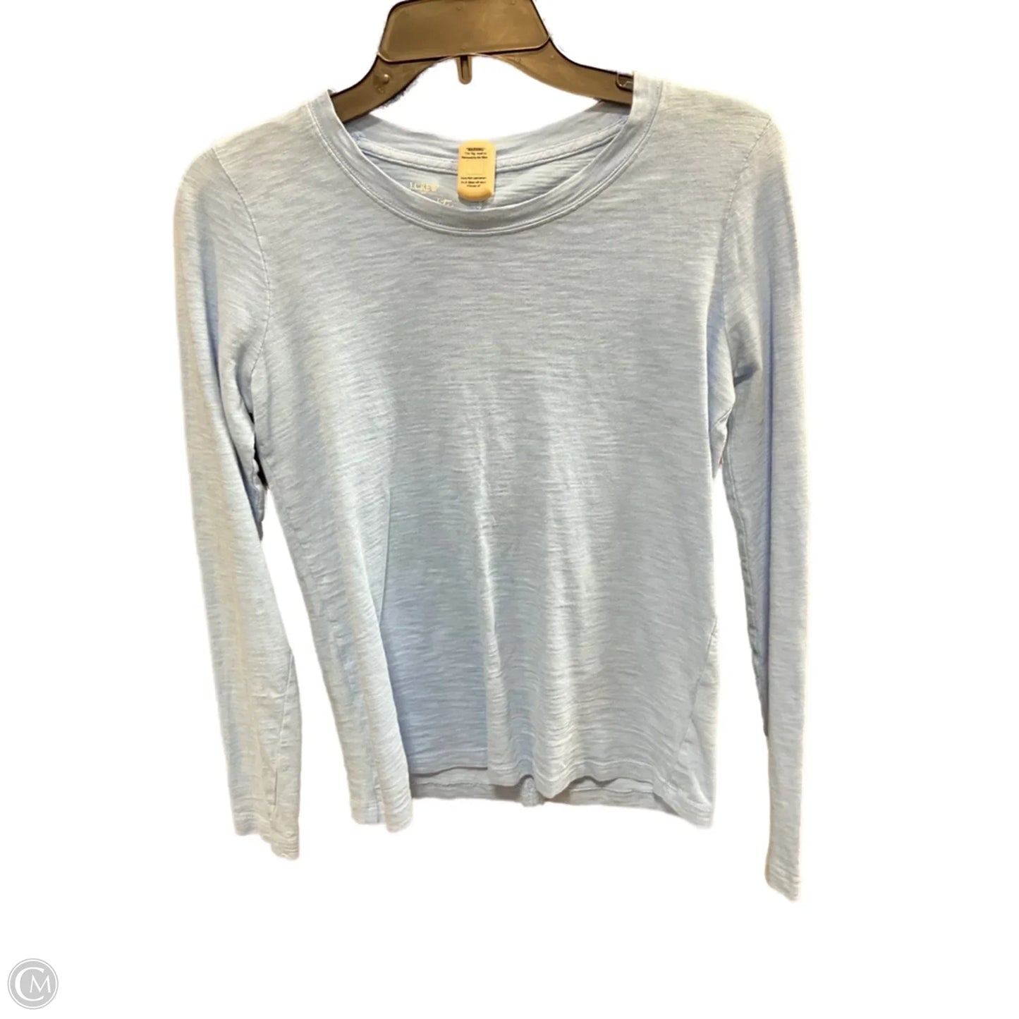 Top Long Sleeve Basic By J. Crew In Blue, Size: Xs