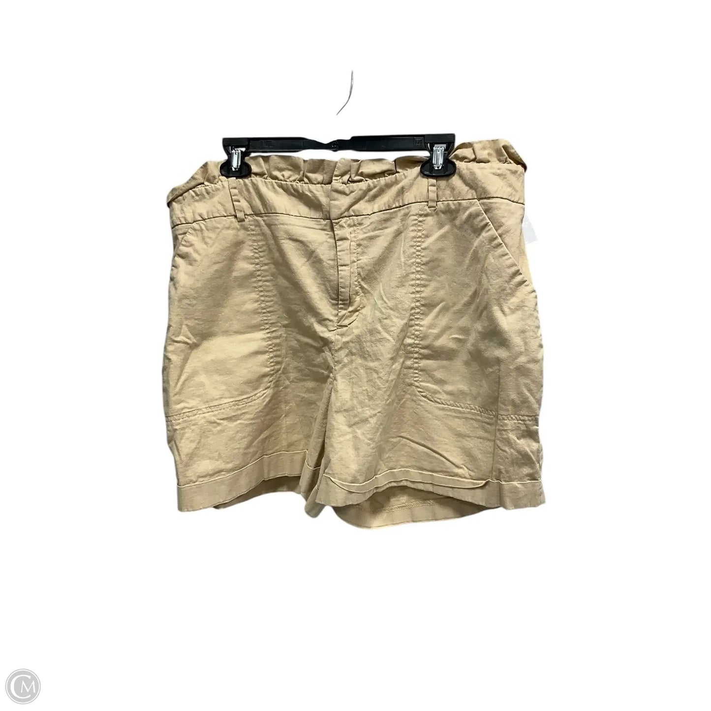 Shorts By Ava & Viv In Tan, Size: 18