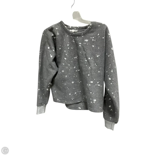 Sweatshirt Crewneck By Splendid In Green & Silver, Size: Xs