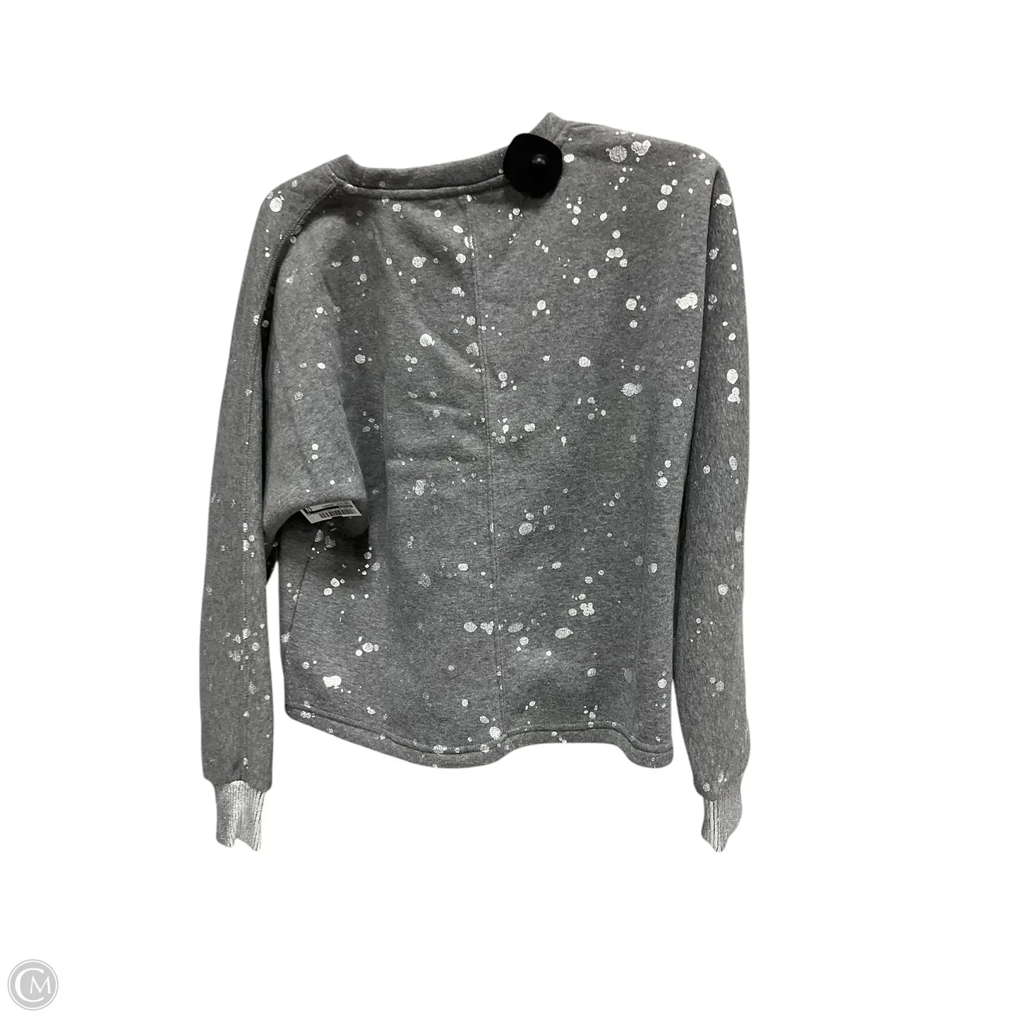 Sweatshirt Crewneck By Splendid In Green & Silver, Size: Xs