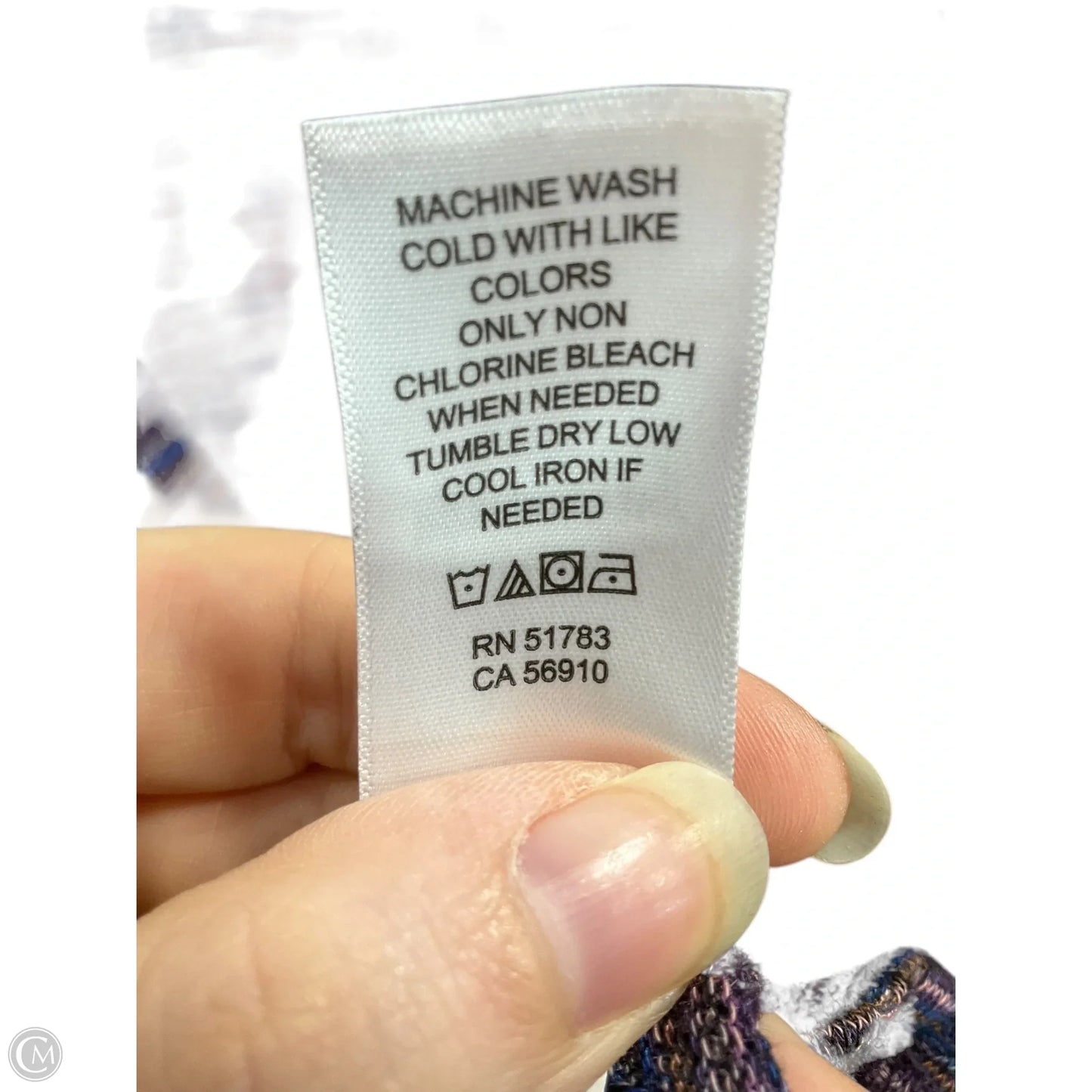 Top Long Sleeve By Maurices In Purple & Tan, Size: 2x