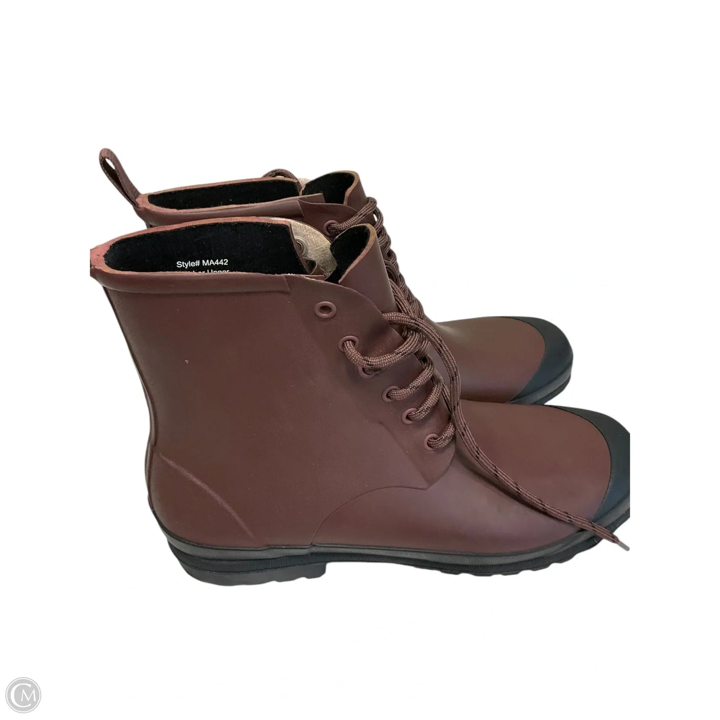 Boots Ankle Flats By Madewell In Brown, Size: 10