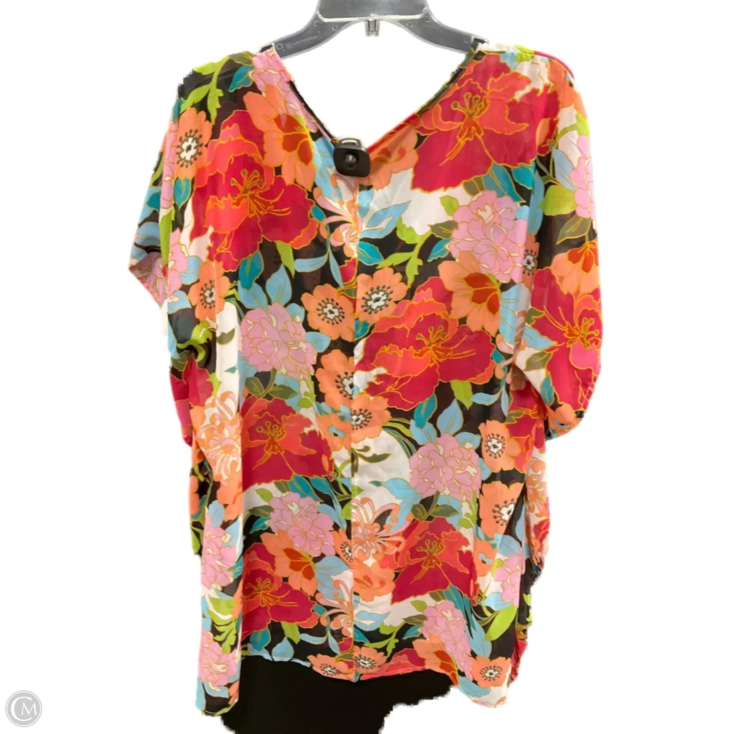 Swimwear Cover-up By Time And Tru In Red, Size: L