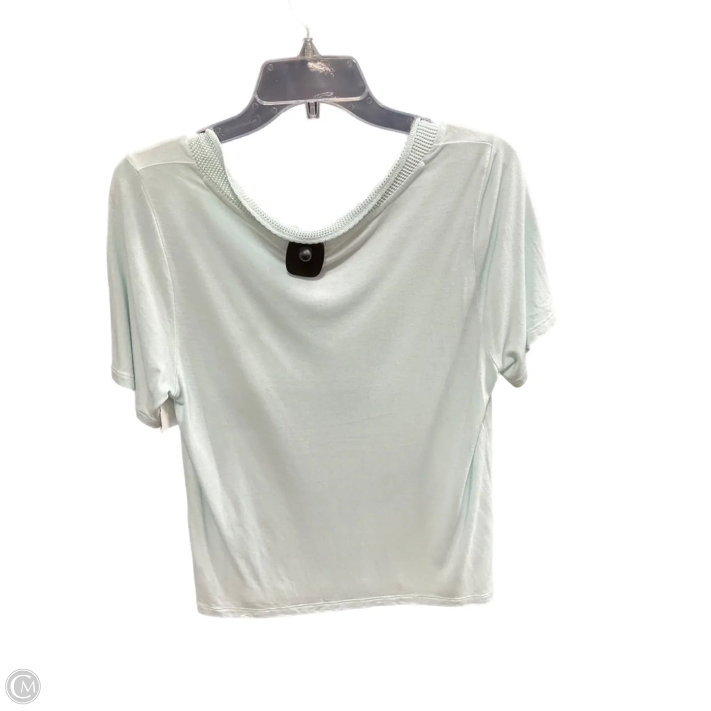 Top Short Sleeve By Banana Republic In Green, Size: M