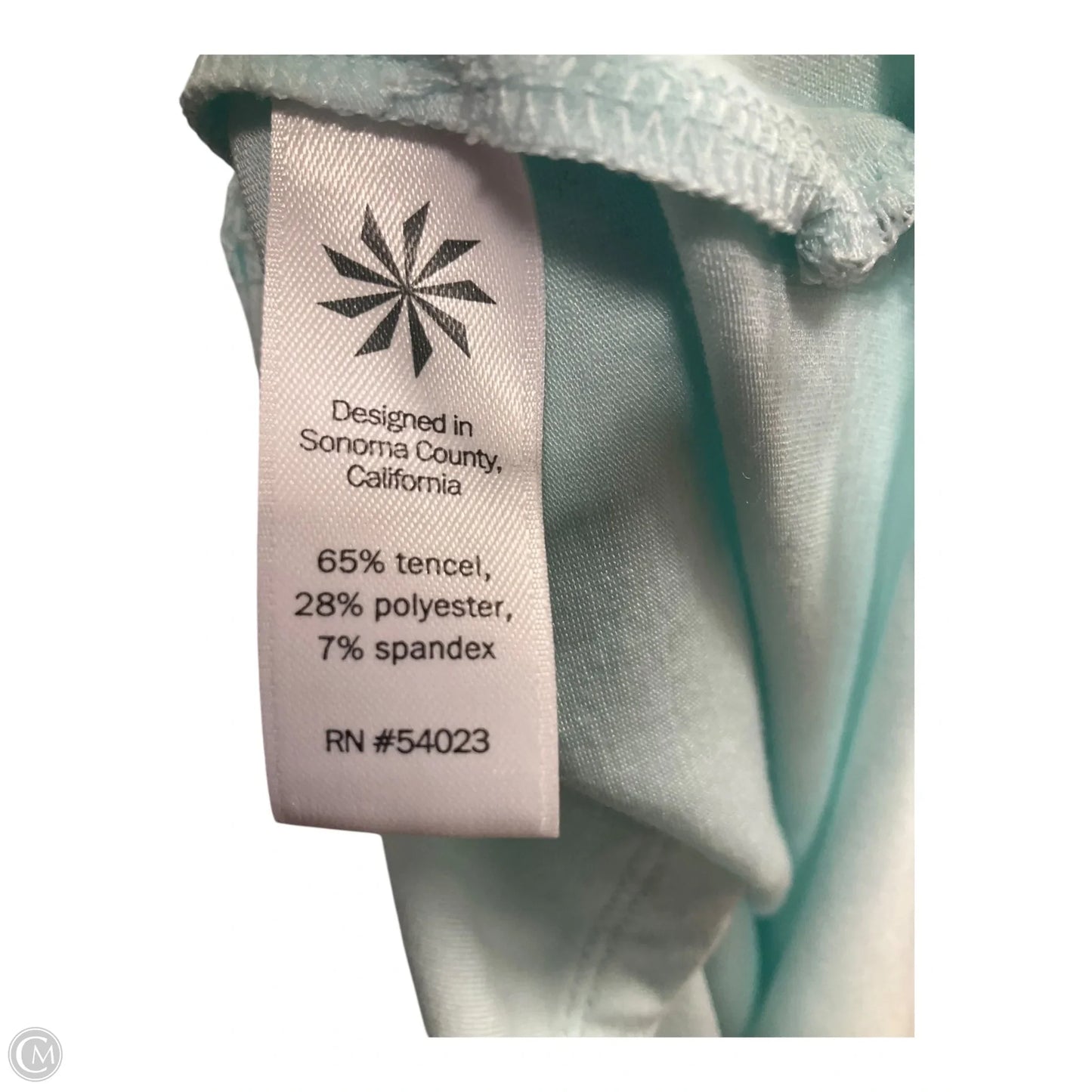 Top Sleeveless By Athleta In Aqua, Size: S