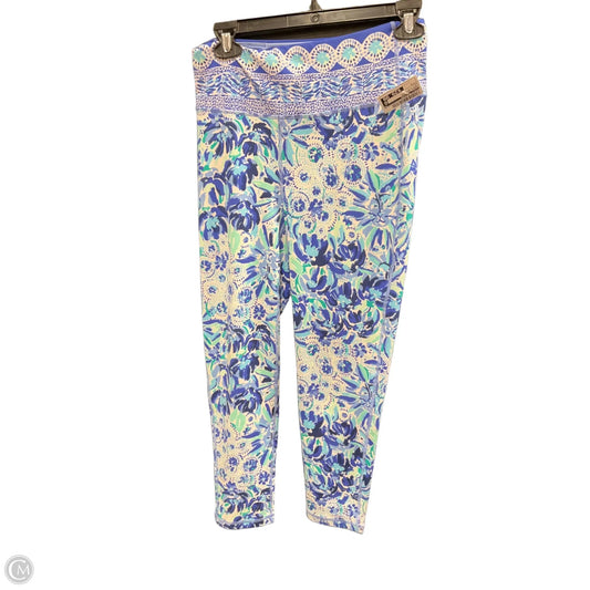 Pants Designer By Lilly Pulitzer In Blue & White, Size: M