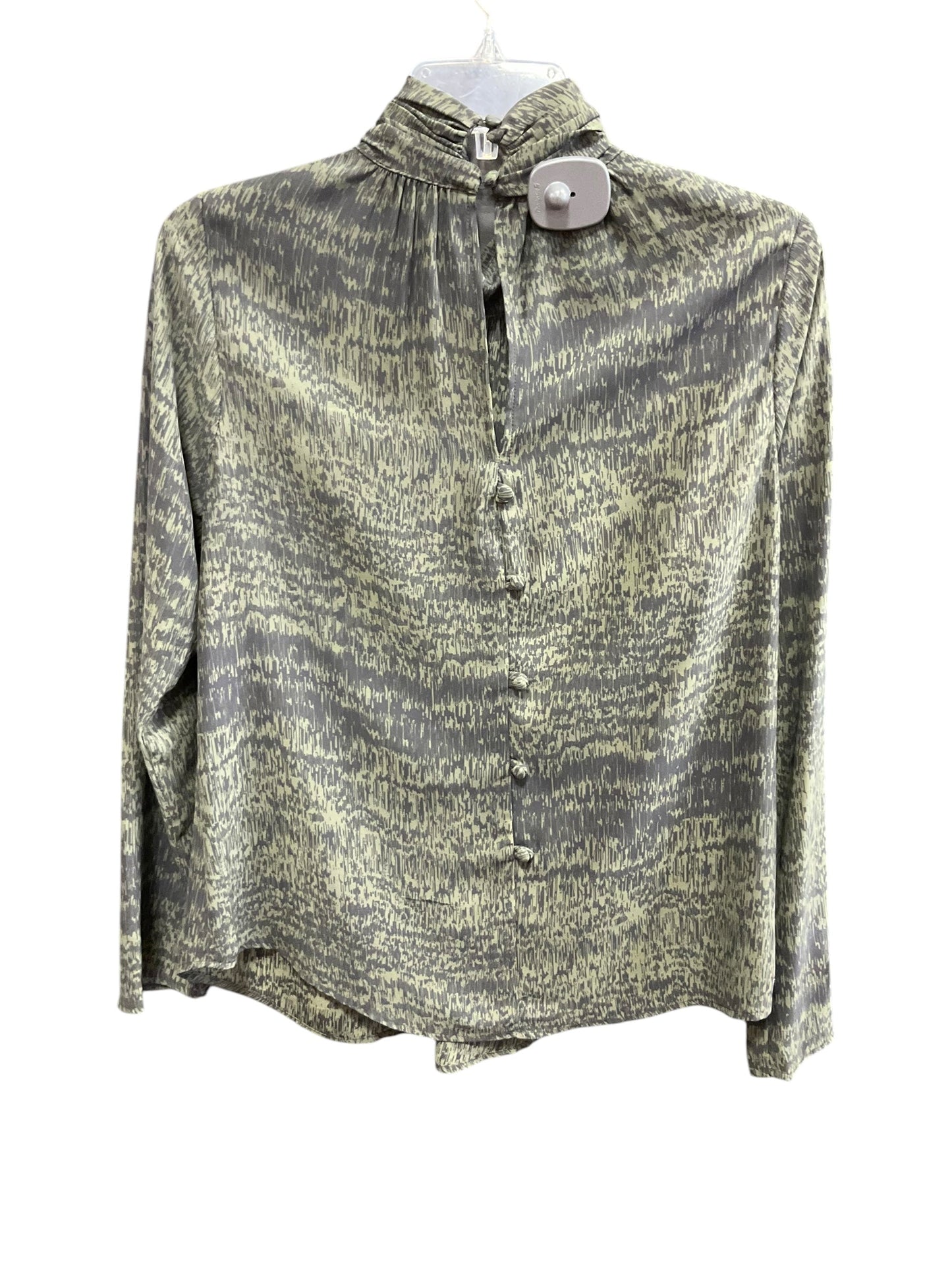 Top Long Sleeve By Peyton Jensen In Green, Size: Xs