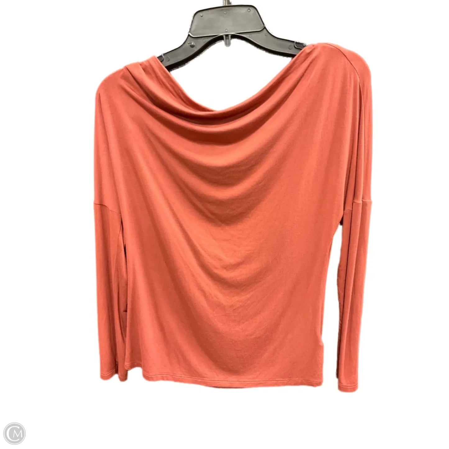 Top Long Sleeve Basic By Express In Orange, Size: S