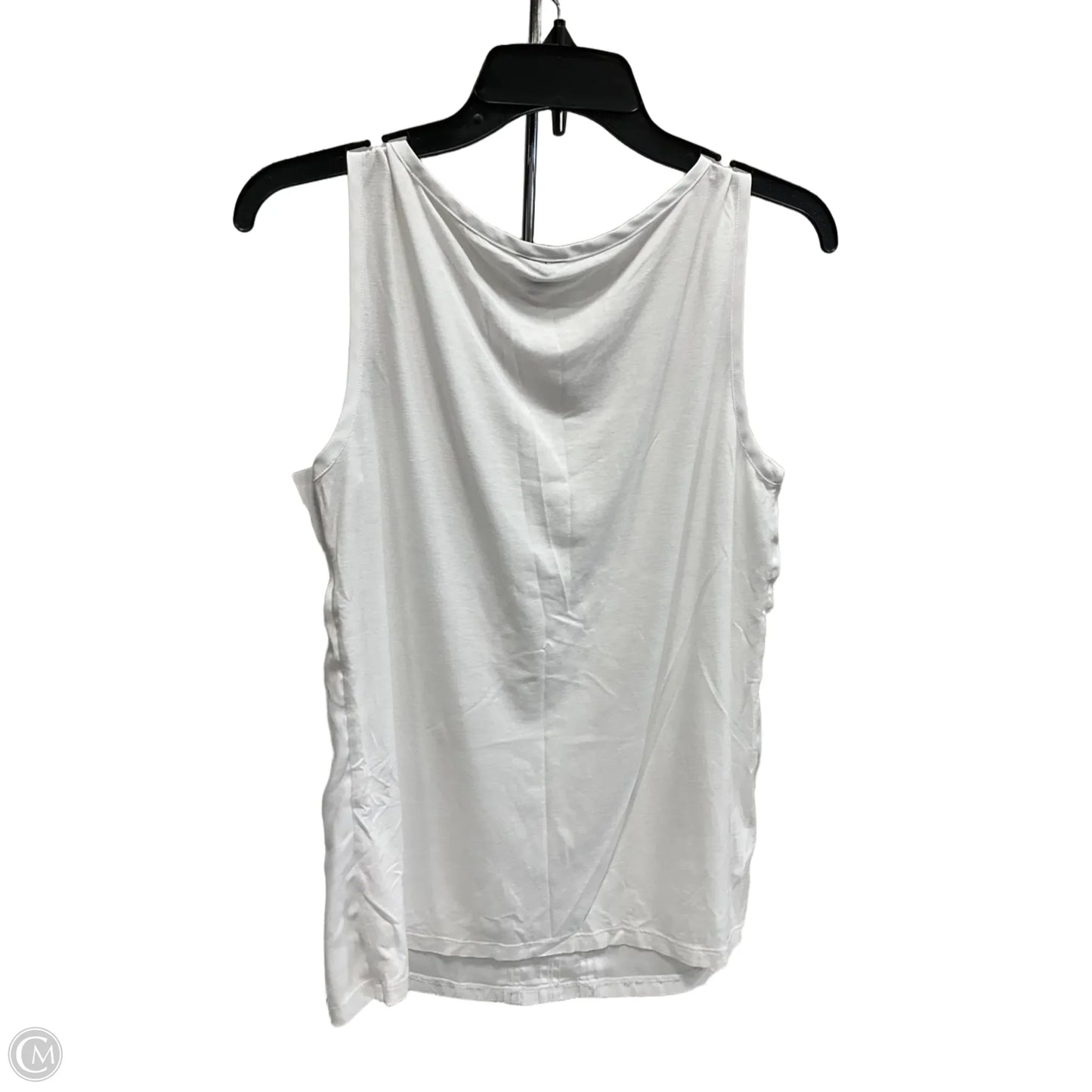 Top Sleeveless By Ann Taylor In White, Size: M