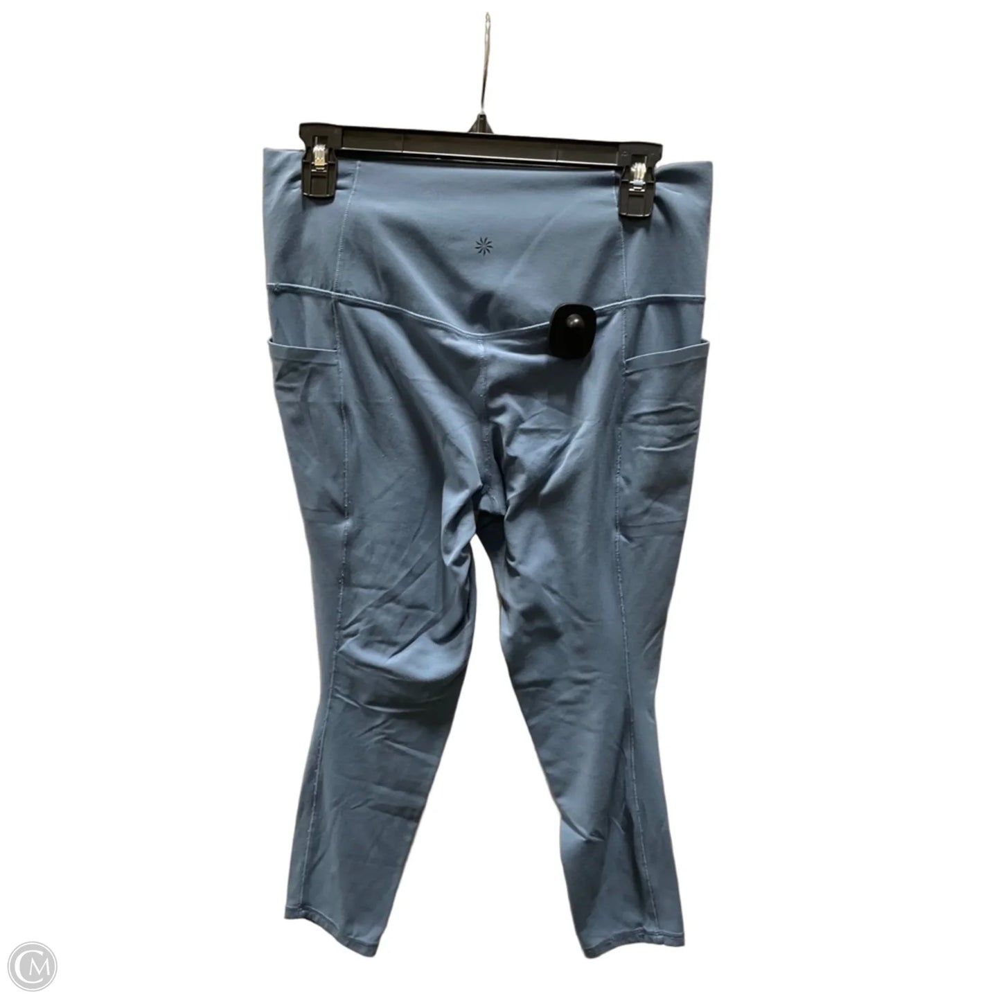 Athletic Leggings By Athleta In Blue, Size: L