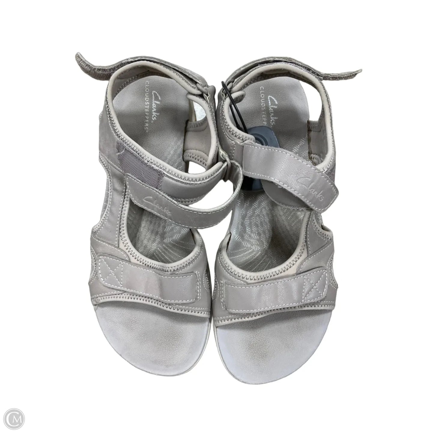 Sandals Flats By Clarks In Beige, Size: 8.5