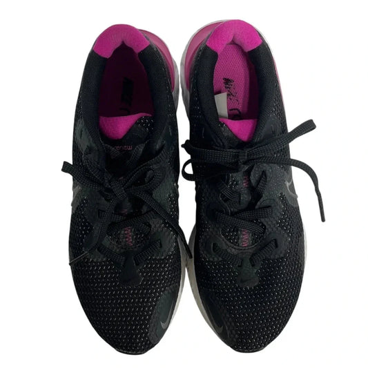 Shoes Athletic By Nike In Black & Pink, Size: 6.5
