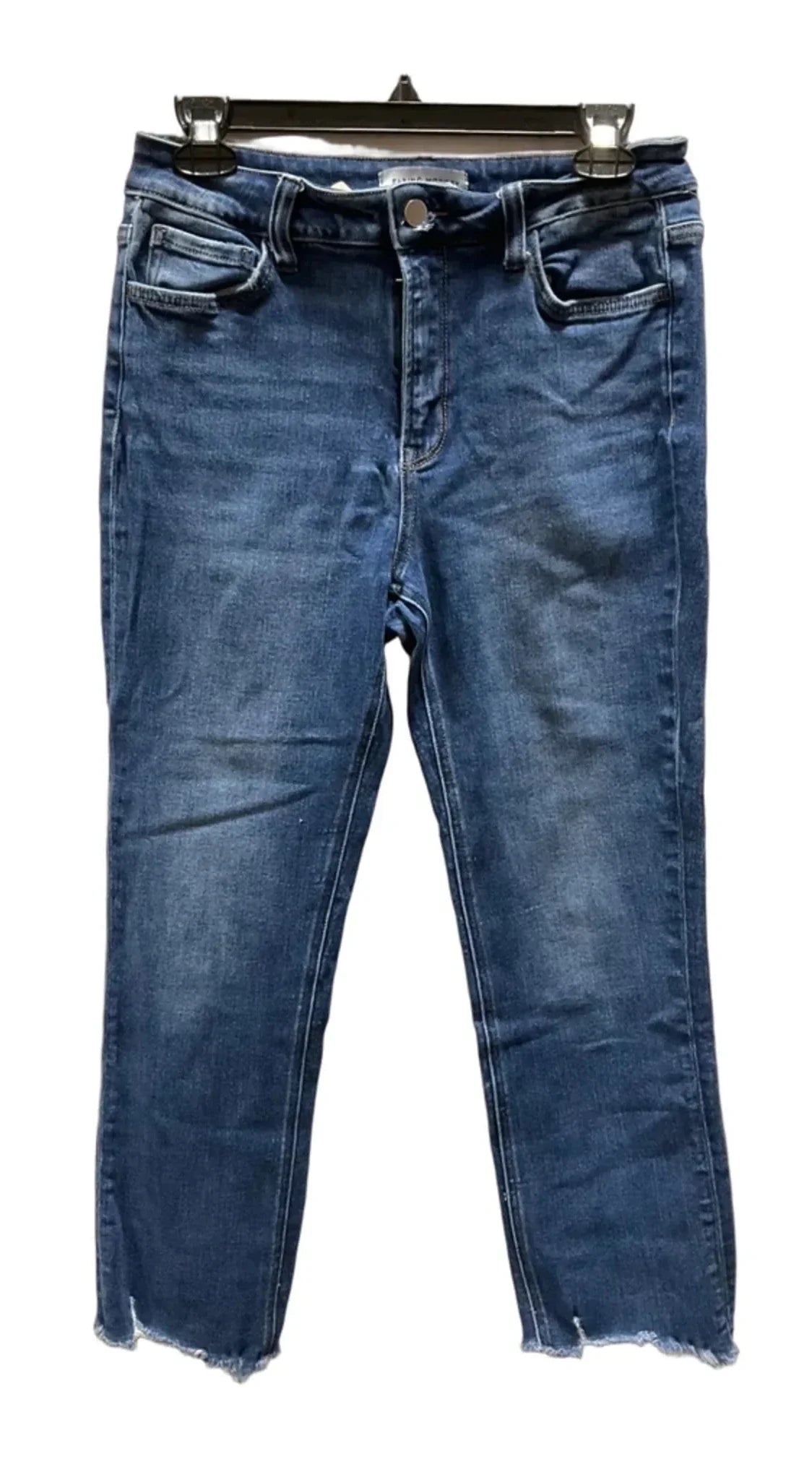Jeans Straight By Flying Monkey In Blue Denim, Size: 8