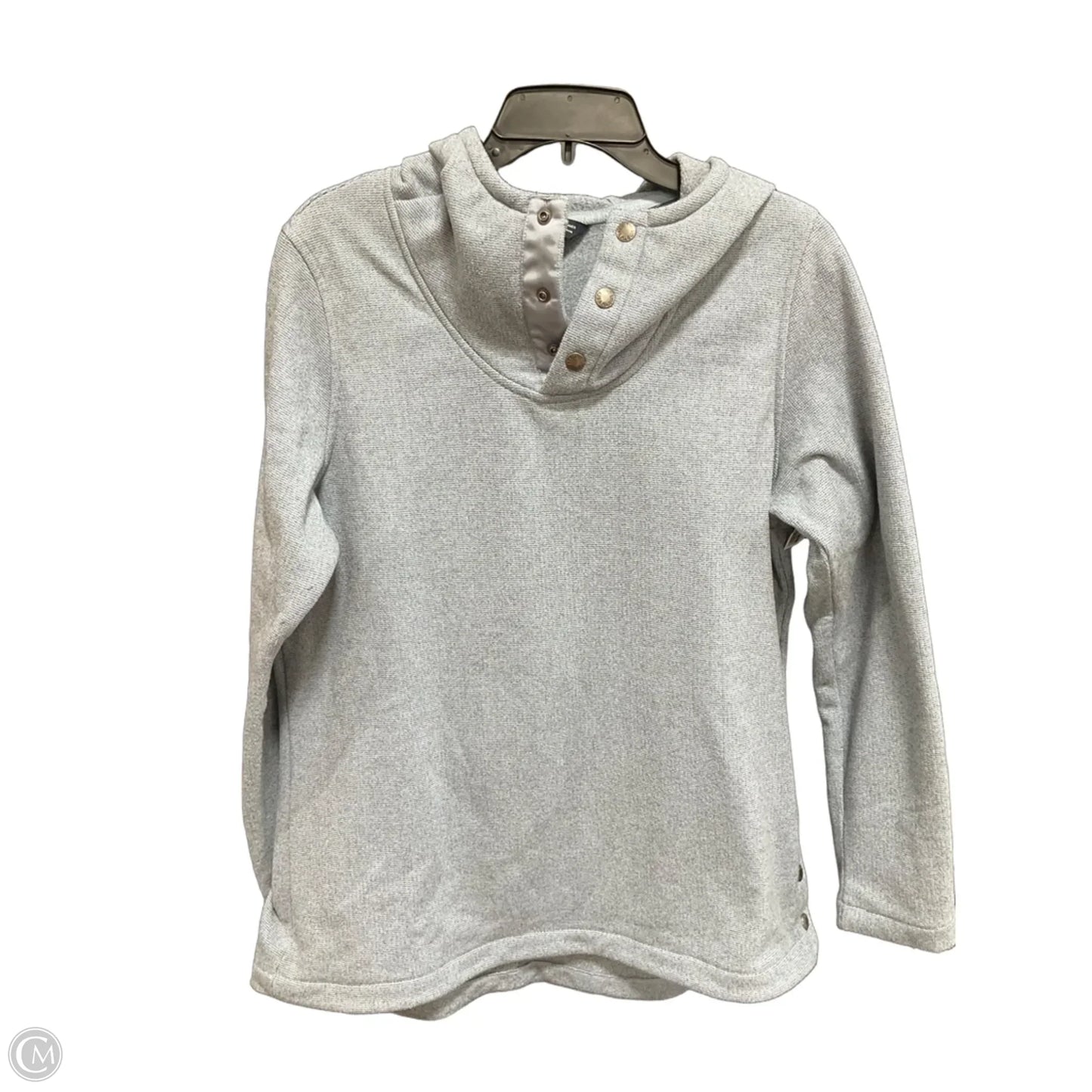 Athletic Sweatshirt Hoodie By The North Face In Blue, Size: L
