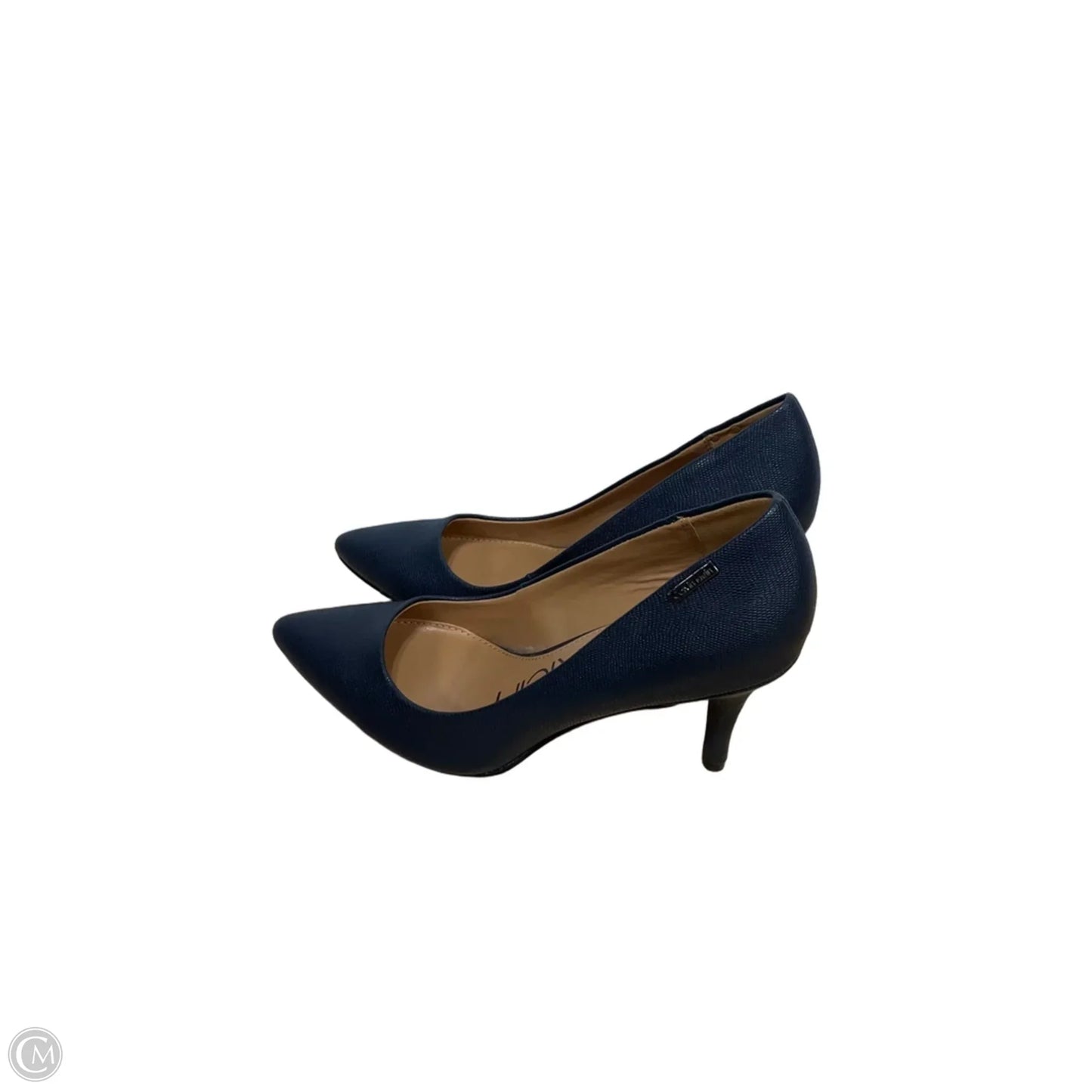 Shoes Heels Stiletto By Calvin Klein In Grey, Size: 6.5