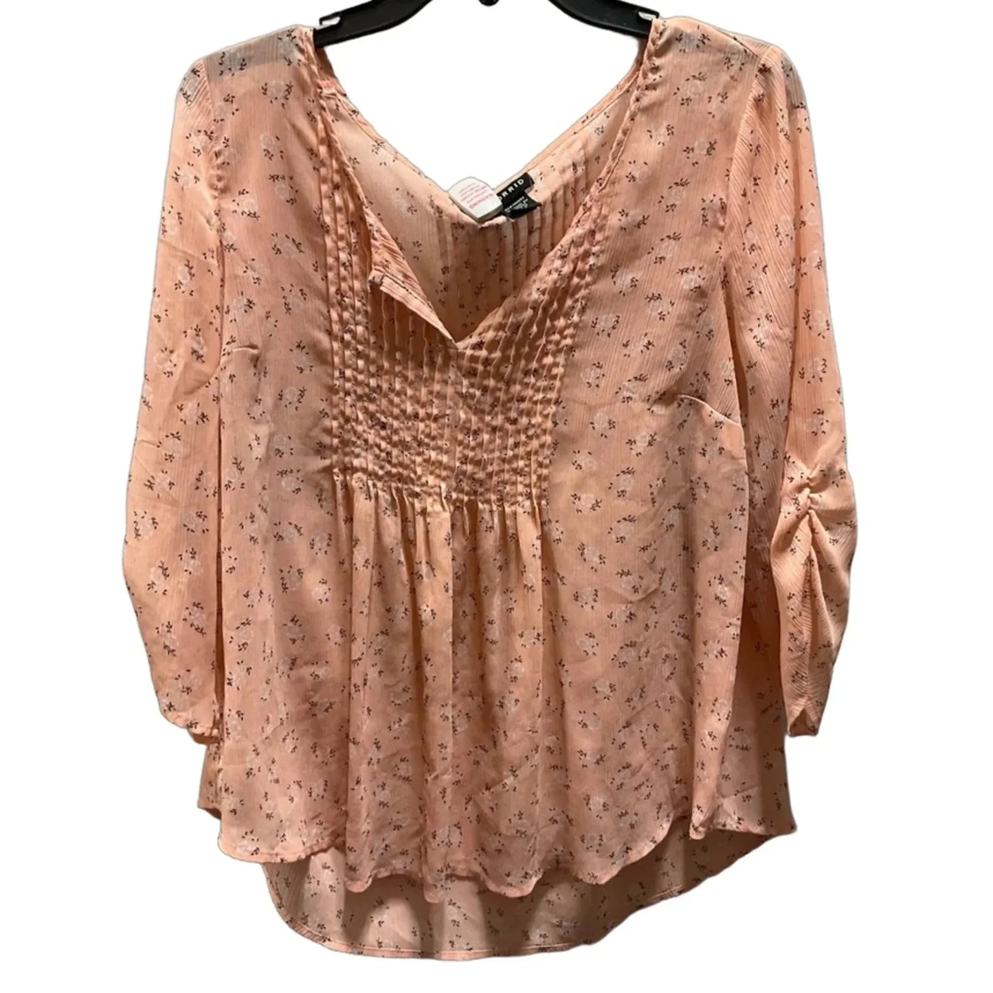 Top Long Sleeve By Torrid In Pink, Size: L