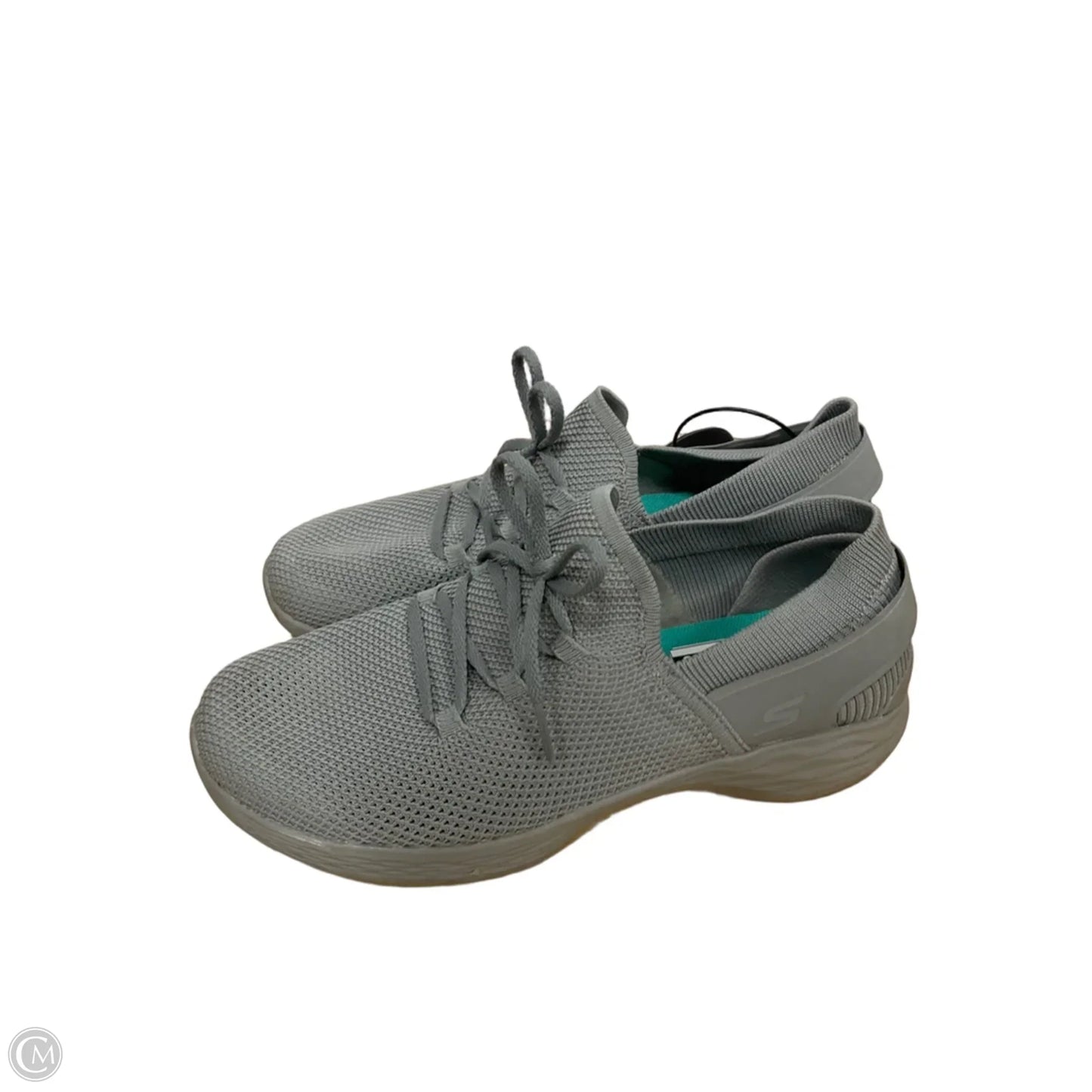 Shoes Sneakers By Skechers In Grey, Size: 8