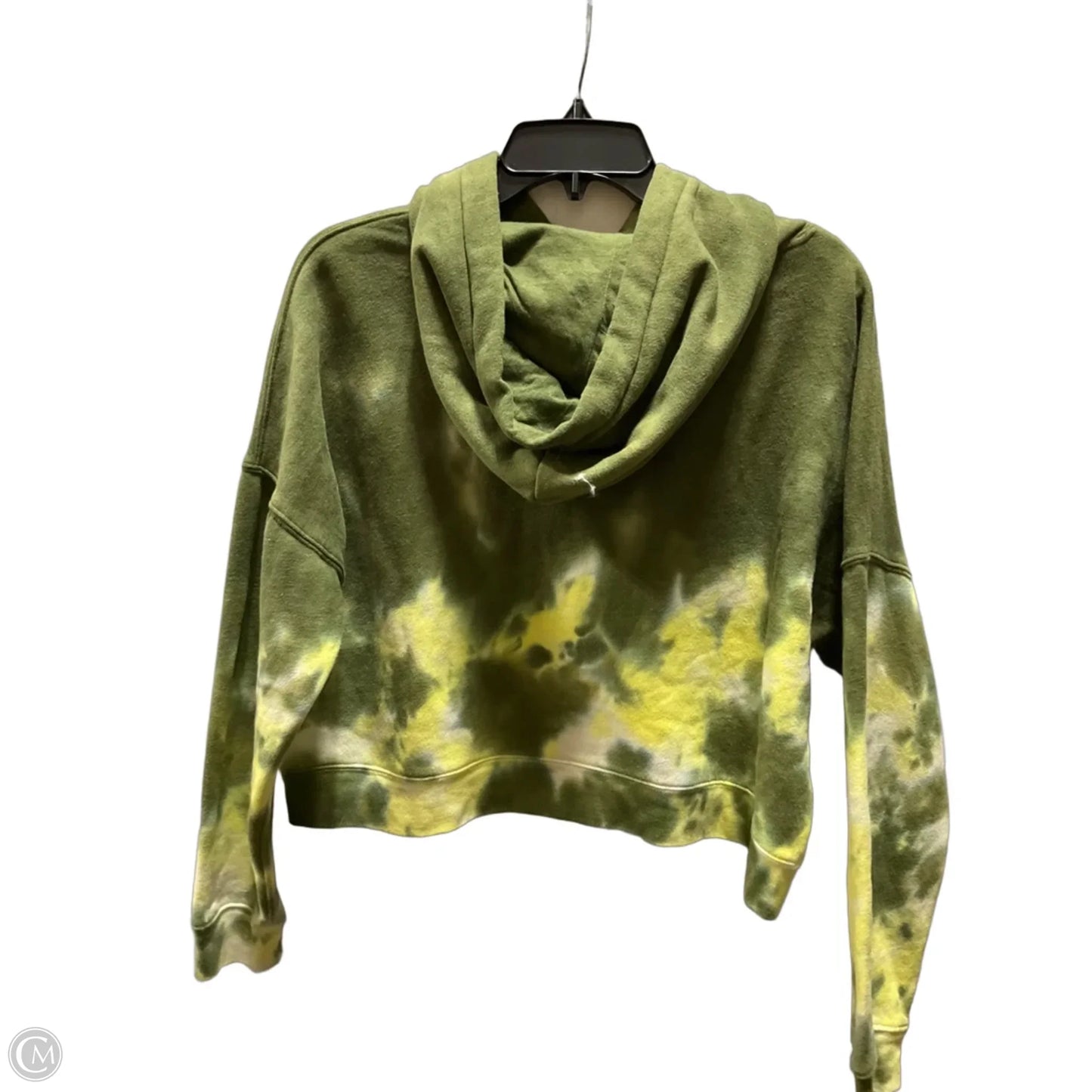Sweatshirt Hoodie By Calvin Klein In Green, Size: S