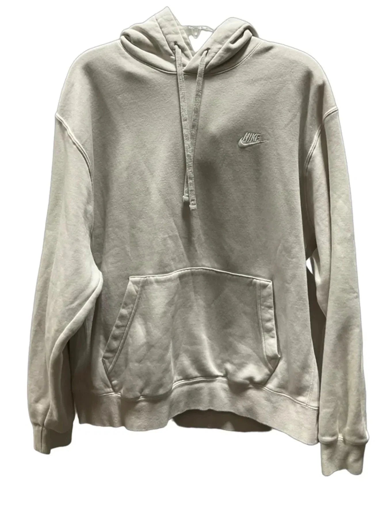 Sweatshirt Hoodie By Nike In Tan, Size: Xl