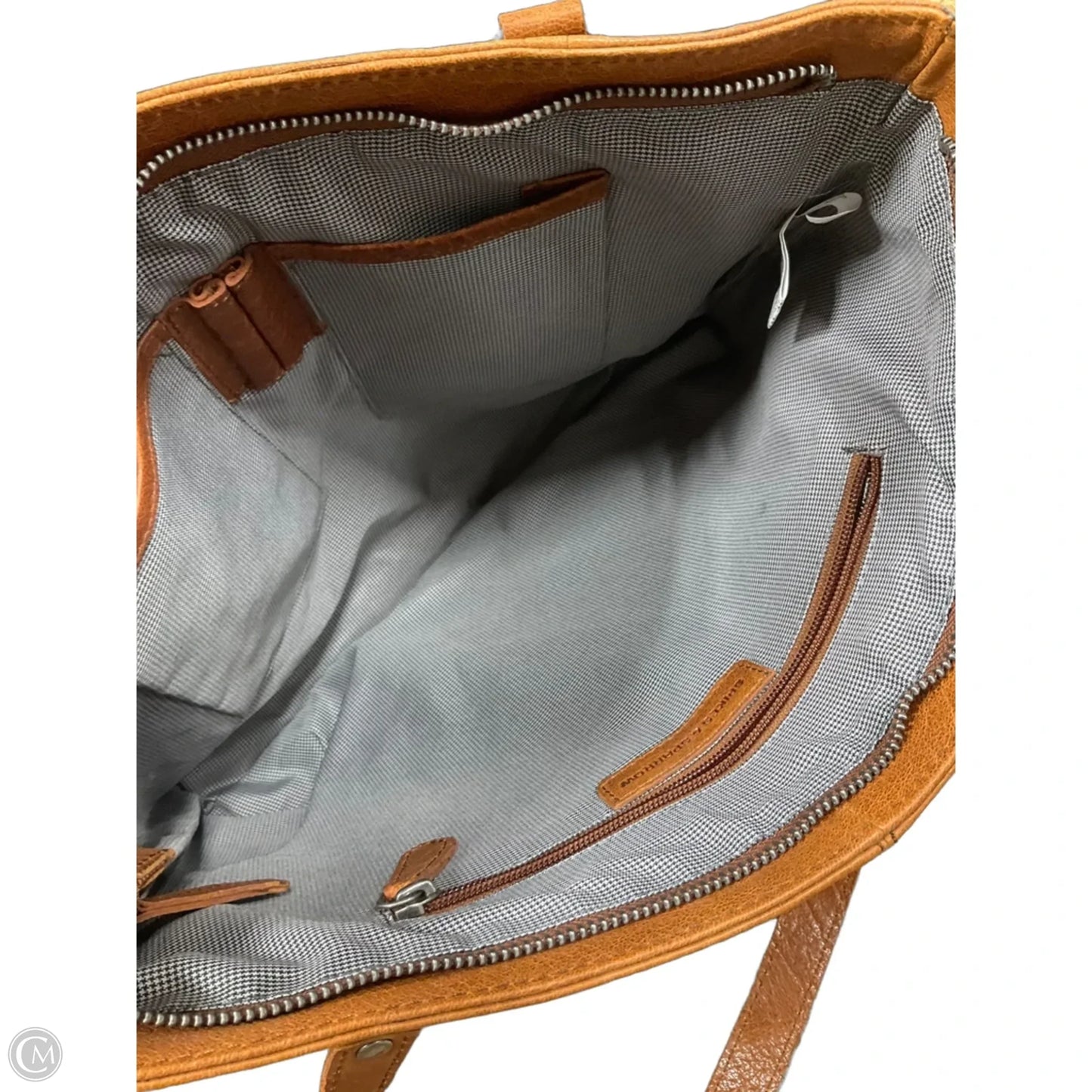 Handbag Leather By Cmb, Size: Large