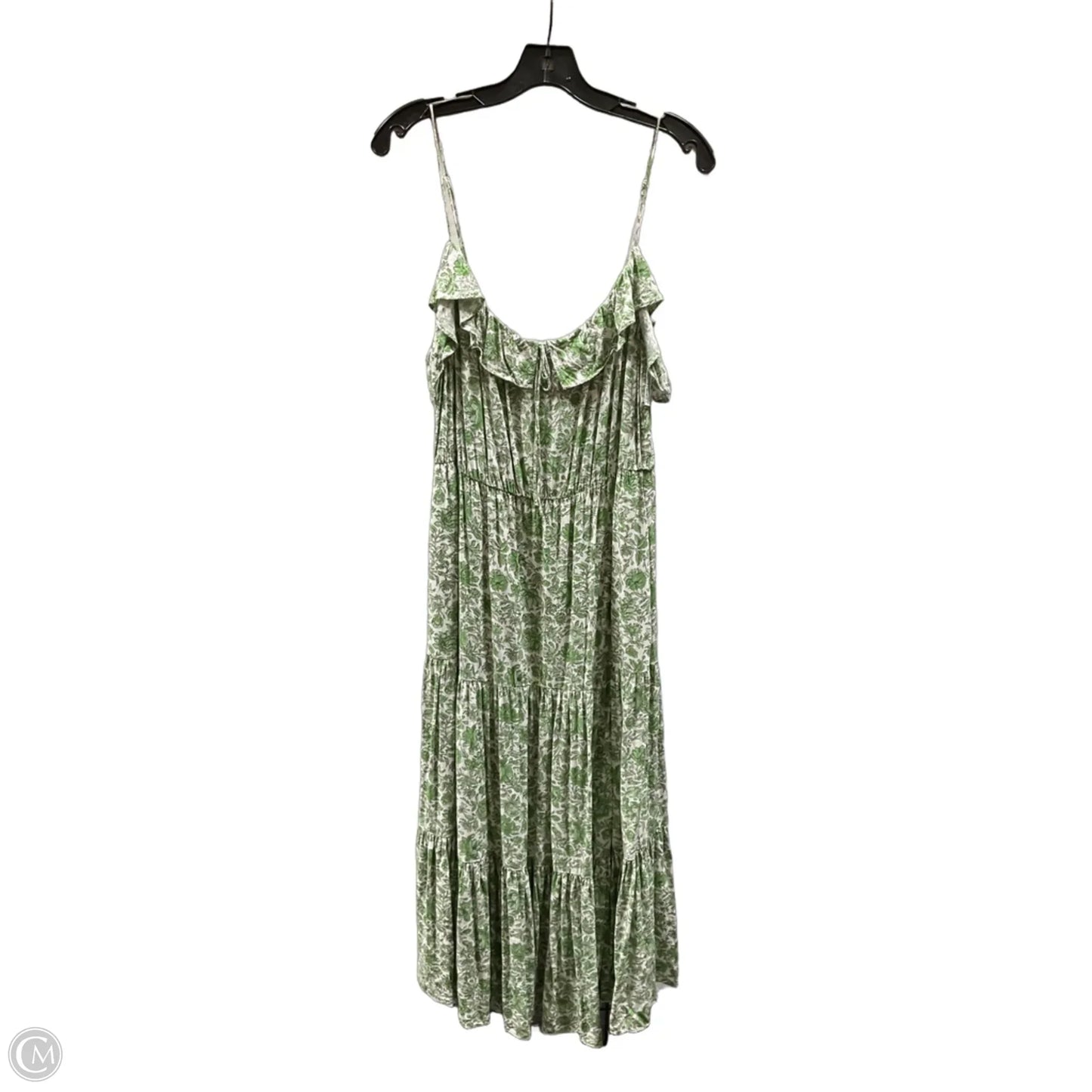 Dress Casual Maxi By J. Crew In Green, Size: Xxl