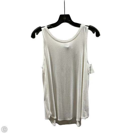 Top Sleeveless By Old Navy In White, Size: M